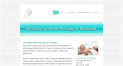 Desktop Screenshot of handtherapyofrocklandot.com
